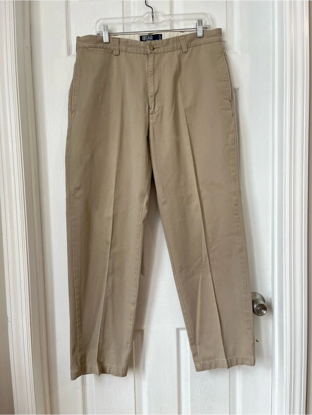 Polo Ralph Lauren Philip pants Men’s pleated Khaki tan Chinos pants size 36x30